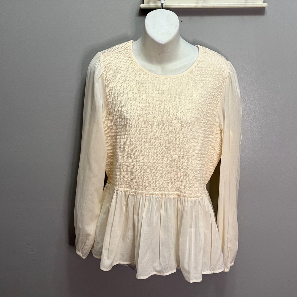 NWT Marine Layer Gabrielle Smock Top XL - Picture 3 of 6